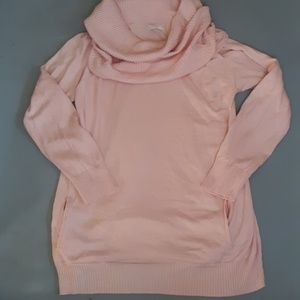 Baby pink cowlneck sweater